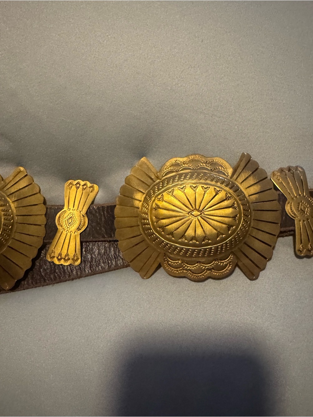 NWT- Concho Belt - Gold - Picture 11 of 12